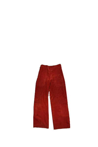 red cargo pants