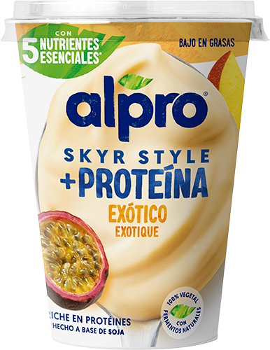 alpro exotic skyr style yoghurt