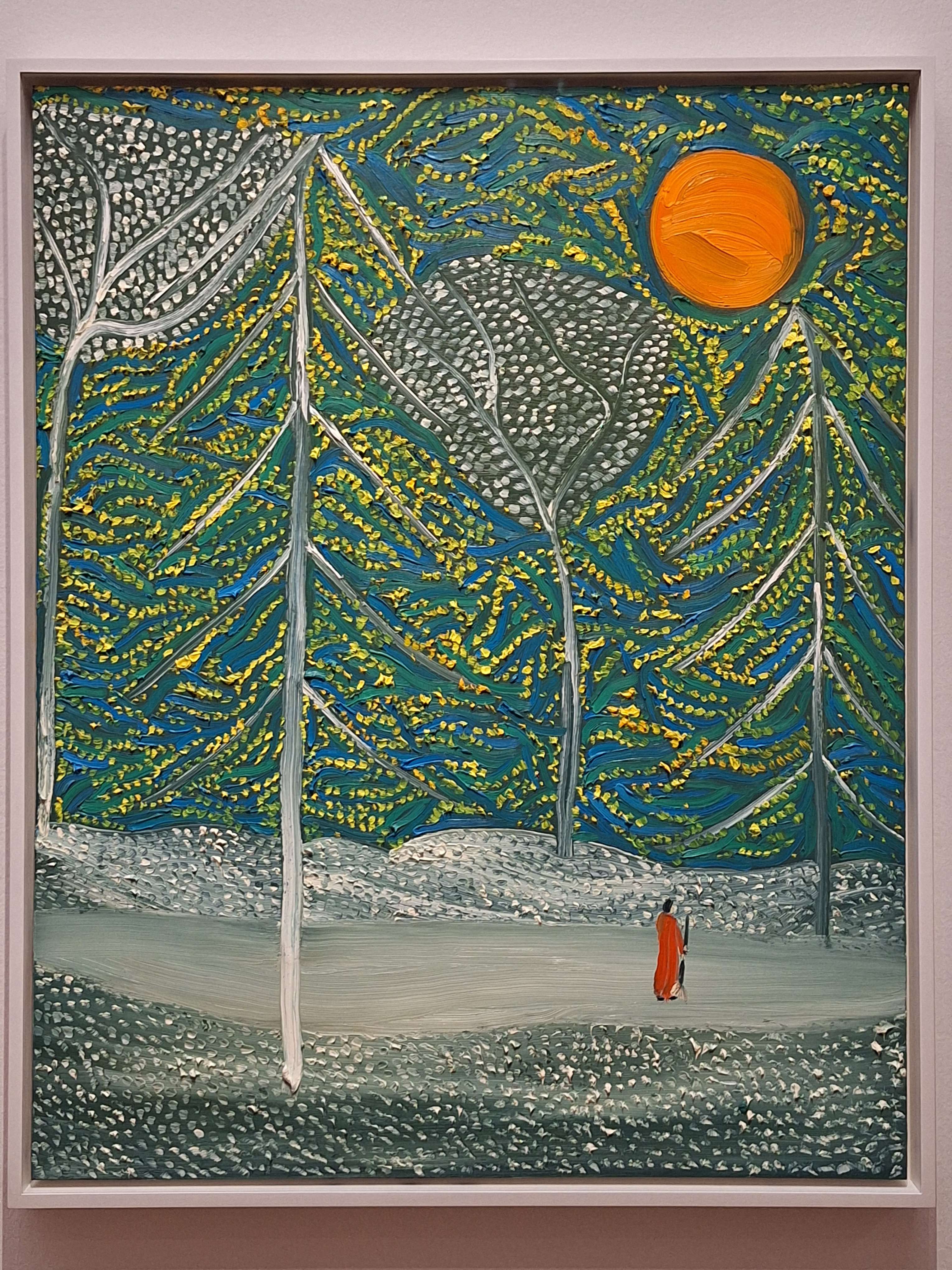 picture of Matthew wong painting