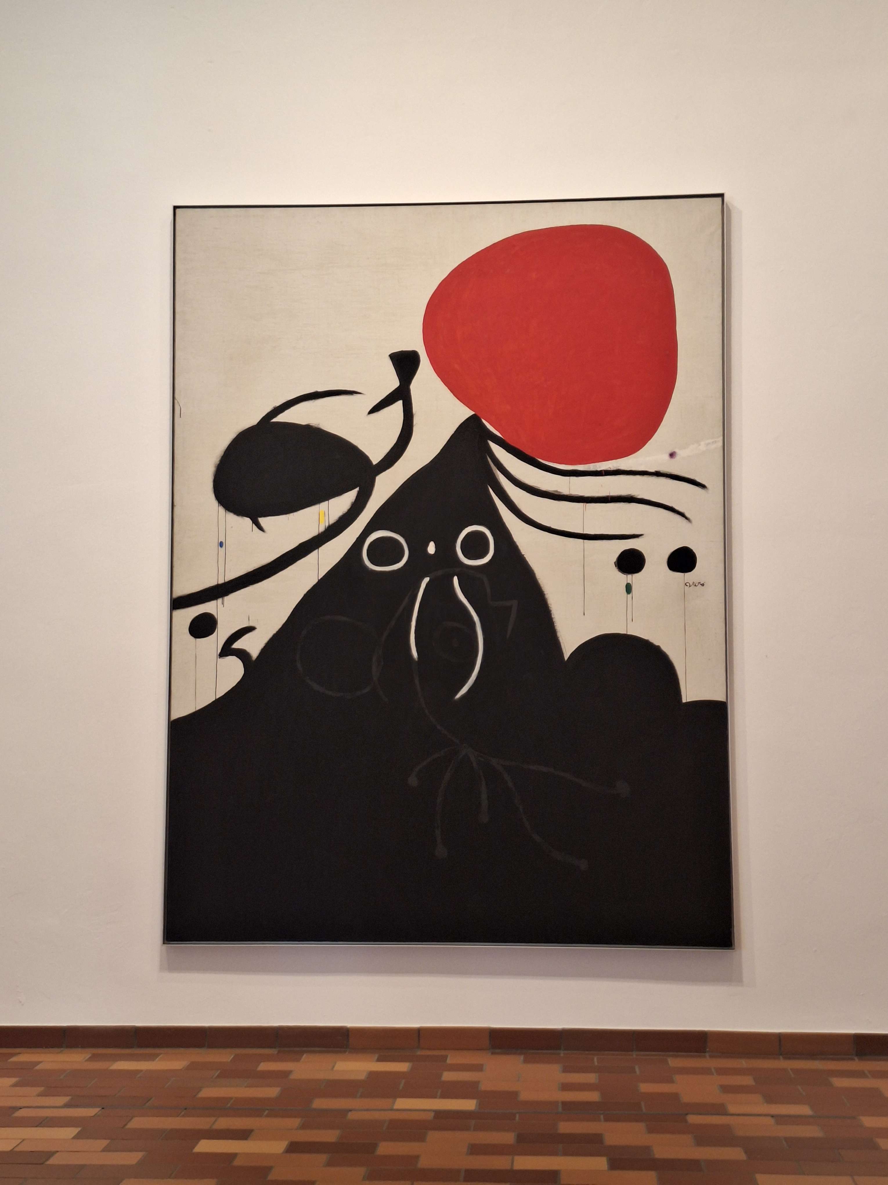 miro painting at the fundacio joan miro